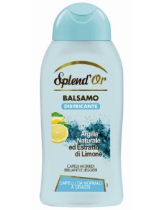 splend'or balsamo per capelli - 300ml - argilla - con estratto di limone: tuttocasashop.it: igiene e cura della persona