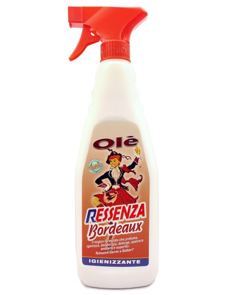 ole' oies ressenza deodorante multiuso igienizzante 750ml - bordeaux: tuttocasashop.it: pulizia e cura della casa
