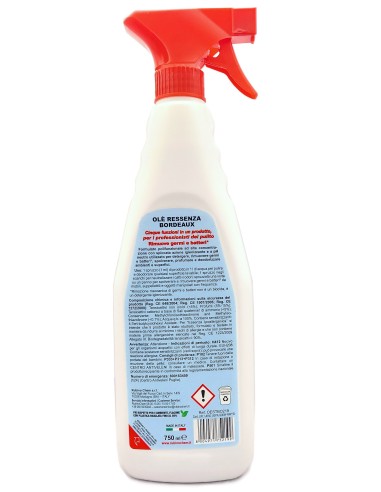 ole' oies ressenza deodorante multiuso igienizzante 750ml - bordeaux: tuttocasashop.it: pulizia e cura della casa