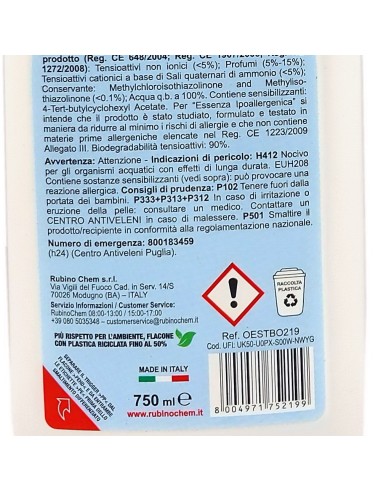 ole' oies ressenza deodorante multiuso igienizzante 750ml - bordeaux: tuttocasashop.it: pulizia e cura della casa