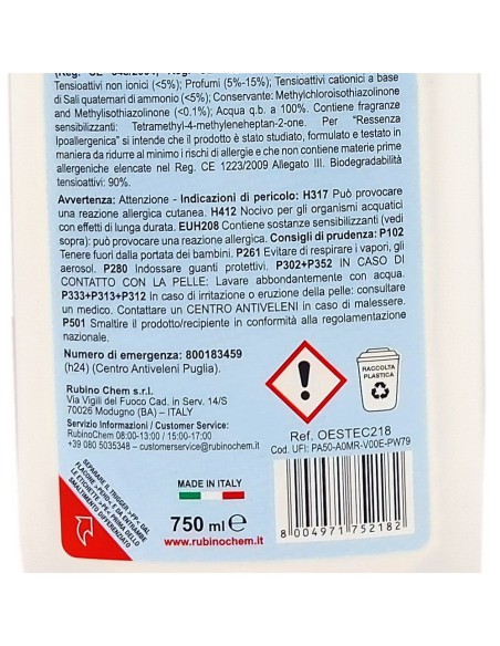 ole' oies ressenza deodorante multiuso igienizzante 750ml - ecru': tuttocasashop.it: pulizia e cura della casa