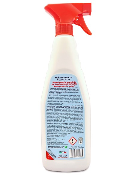 ole' oies ressenza deodorante multiuso igienizzante 750ml - scarlatta: tuttocasashop.it: pulizia e cura della casa