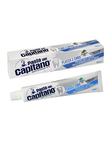 pasta del capitano dentifricio 100ml - placca e carie: tuttocasashop.it: igiene e cura della persona