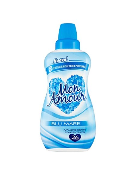 mon amour ammorbidente concentrato 26 lavaggi 650ml - blu mare: tuttocasashop.it: prodotti per bucato e tessuti