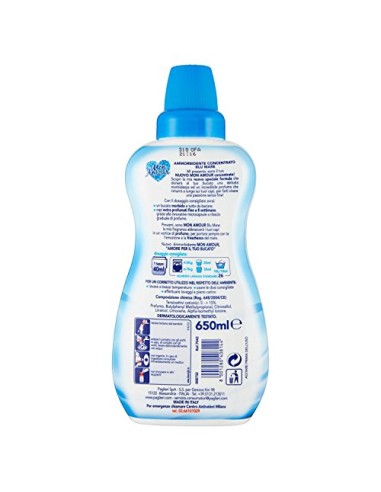mon amour ammorbidente concentrato 26 lavaggi 650ml - blu mare: tuttocasashop.it: prodotti per bucato e tessuti