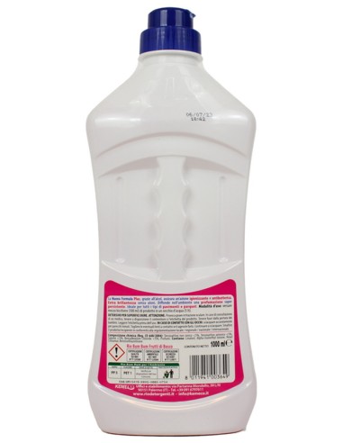rio bumbum plus+ detergente pavimenti - 1 litro - frutti di bosco: tuttocasashop.it: pulizia e cura della casa