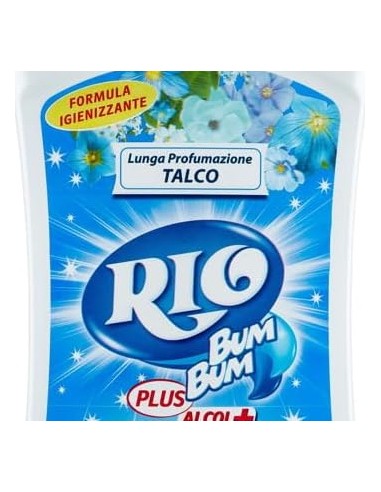 rio bumbum plus+ detergente pavimenti - 1 litro - talco: tuttocasashop.it: pulizia e cura della casa