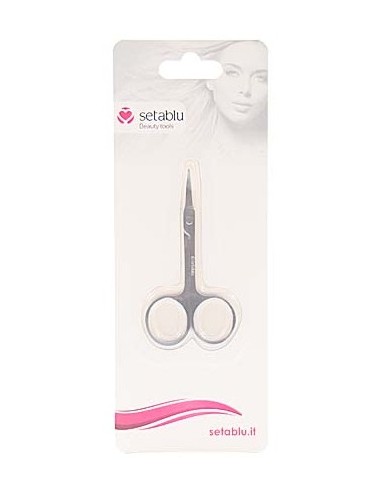 setablu forbicine inox - punta sottile curva - new blister: tuttocasashop.it: igiene e cura della persona