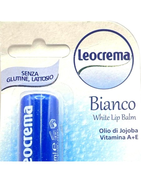 leocrema stick labbra 5.5ml - bianco - senza glutine lattosio parabeni: tuttocasashop.it: igiene e cura della persona