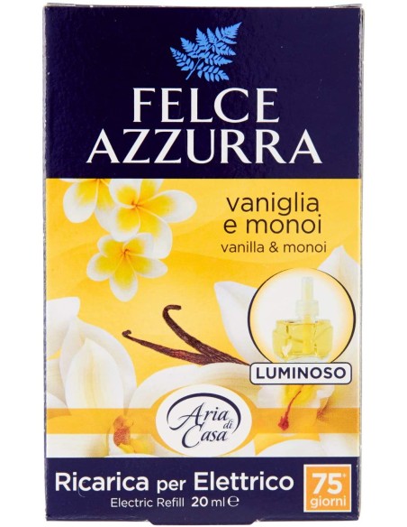 felce azzurra aria di casa ricarica per diffusore elettrico - vaniglia monoi: tuttocasashop.it: pulizia e cura della casa