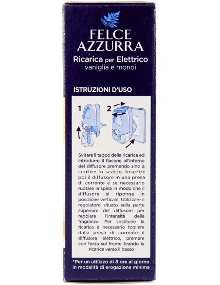felce azzurra aria di casa ricarica per diffusore elettrico - vaniglia monoi: tuttocasashop.it: pulizia e cura della casa