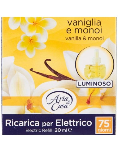 felce azzurra aria di casa ricarica per diffusore elettrico - vaniglia monoi: tuttocasashop.it: pulizia e cura della casa