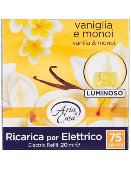 felce azzurra aria di casa ricarica per diffusore elettrico - vaniglia monoi: tuttocasashop.it: pulizia e cura della casa