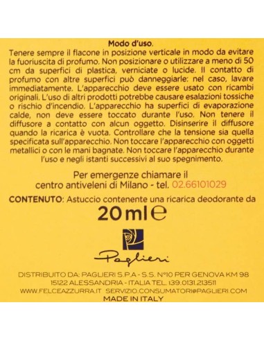 felce azzurra aria di casa ricarica per diffusore elettrico - vaniglia monoi: tuttocasashop.it: pulizia e cura della casa