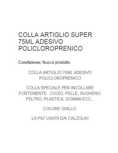 artiglio super 620 colla universale tubo 75g - legno cartone cuoio legno: tuttocasashop.it: altro - bazar