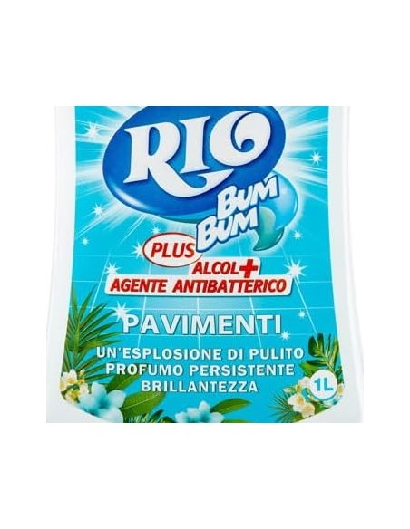 rio bumbum plus+ detergente pavimenti - 1 litro - brezza marina: tuttocasashop.it: pulizia e cura della casa