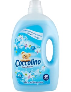 coccolino ammorbidente - 3 litri - 40 lavaggi - aria di primavera: tuttocasashop.it: prodotti per bucato e tessuti