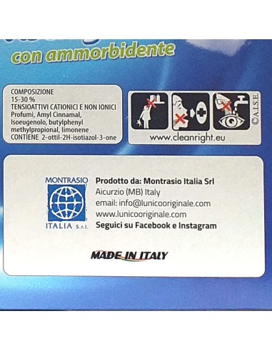 l'unico 20 fogli profumati per asciugatrice con ammorbidente - classico: tuttocasashop.it: prodotti per bucato e tessuti
