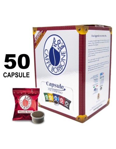 borbone caffe' 50 capsule - compatibili lavazza point - miscela rossa: tuttocasashop.it: altro - bazar