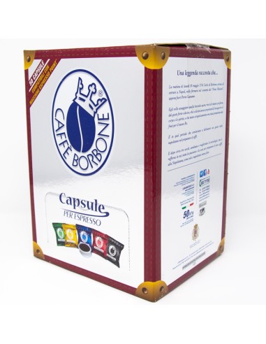 borbone caffe' 50 capsule - compatibili lavazza point - miscela rossa: tuttocasashop.it: altro - bazar