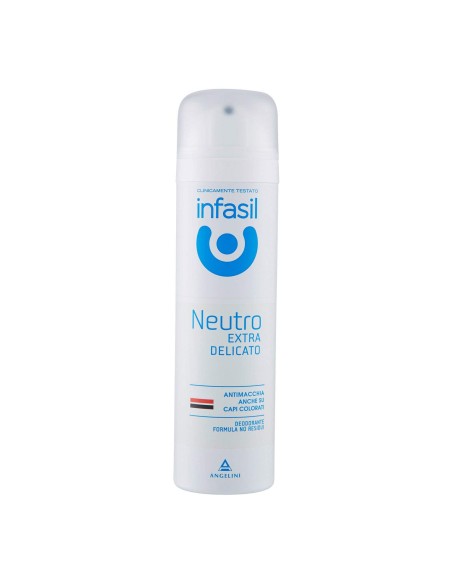 infasil deodorante spray - 150ml - extra delicato - antimacchia: tuttocasashop.it: igiene e cura della persona