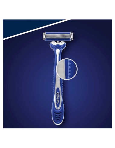 gillette sensor3 rasoi radi e getta trilama - 5 pezzi - normal - comfortgel: tuttocasashop.it: igiene e cura della persona