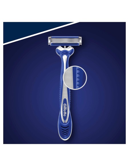 gillette sensor3 rasoi radi e getta trilama - 5 pezzi - normal - comfortgel: tuttocasashop.it: igiene e cura della persona