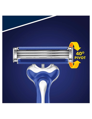 gillette sensor3 rasoi radi e getta trilama - 5 pezzi - normal - comfortgel: tuttocasashop.it: igiene e cura della persona