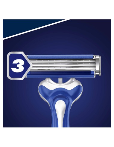 gillette sensor3 rasoi radi e getta trilama - 5 pezzi - normal - comfortgel: tuttocasashop.it: igiene e cura della persona