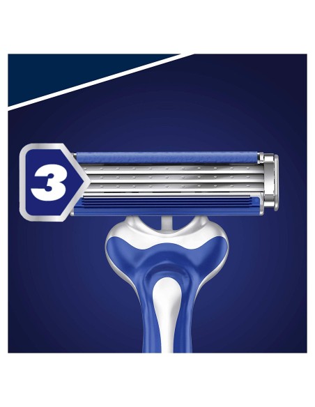 gillette sensor3 rasoi radi e getta trilama - 5 pezzi - normal - comfortgel: tuttocasashop.it: igiene e cura della persona