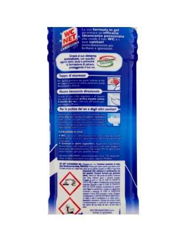 wc net detergente per wc 700ml - candeggina gel - fresh - ocean o mountain: tuttocasashop.it: pulizia e cura della casa