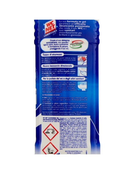 wc net detergente per wc 700ml - candeggina gel - fresh - ocean o mountain: tuttocasashop.it: pulizia e cura della casa