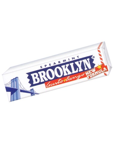 brooklyn gomme da masticare - 25 grammi - 9 gomme - spearmint gusto lungo: tuttocasashop.it: igiene e cura della persona