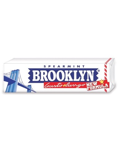 brooklyn gomme da masticare - 25 grammi - 9 gomme - spearmint gusto lungo: tuttocasashop.it: igiene e cura della persona