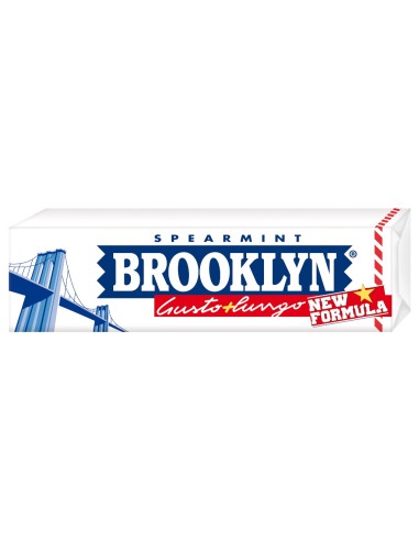 brooklyn gomme da masticare - 25 grammi - 9 gomme - spearmint gusto lungo: tuttocasashop.it: igiene e cura della persona