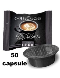 borbone don carlo caffe' 50 capsule compatibili a modo mio - miscela nera: tuttocasashop.it: altro - bazar