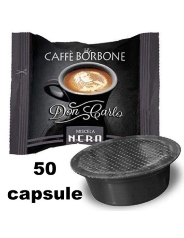 borbone don carlo caffe' 50 capsule compatibili a modo mio - miscela nera: tuttocasashop.it: altro - bazar