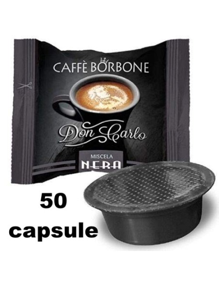 borbone don carlo caffe' 50 capsule compatibili a modo mio - miscela nera: tuttocasashop.it: altro - bazar