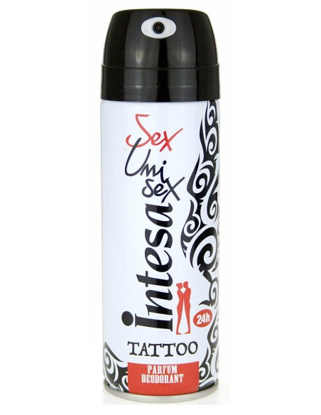 intesa sex unisex deodorante spray 125ml - 24h - tattoo: tuttocasashop.it: igiene e cura della persona