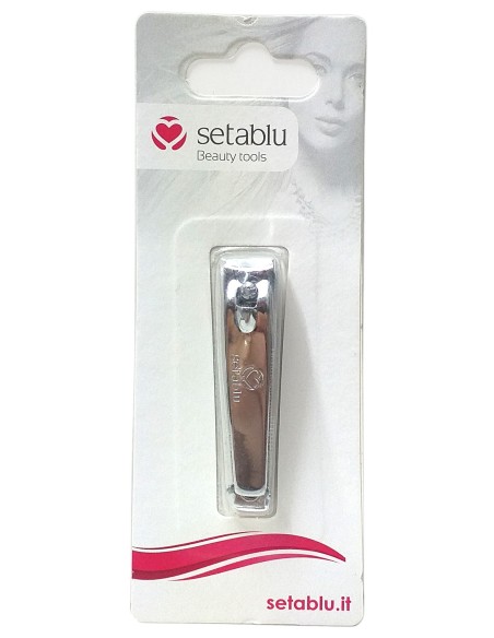 setablu tagliaunghie in acciaio - piccolo - 6cm - con accessorio limetta: tuttocasashop.it: igiene e cura della persona
