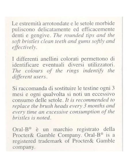 pasta del capitano - 4 testine ricambio per spazzolino elettrico - inn-90801: tuttocasashop.it: igiene e cura della persona