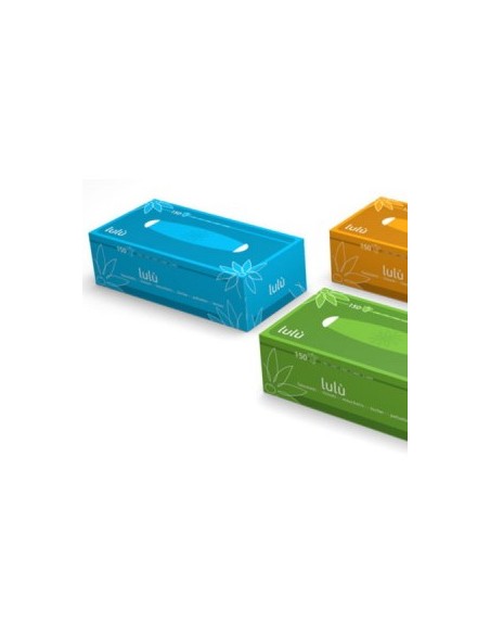 lulu' veline - 150 fazzolettini di carta - pratico box dispenser colorato: tuttocasashop.it: carta & monouso