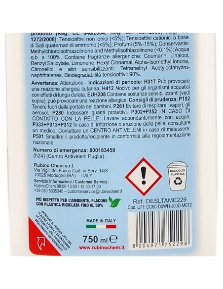 ole' oies ressenza deodorante multiuso igienizzante 750ml - luxury amethyst: tuttocasashop.it: pulizia e cura della casa