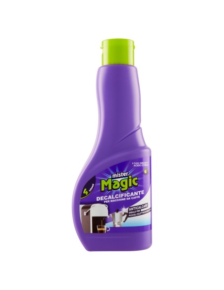 mister magic decalcificante per macchine da caffe' - 4 trattamenti - 200ml: tuttocasashop.it: altro - bazar