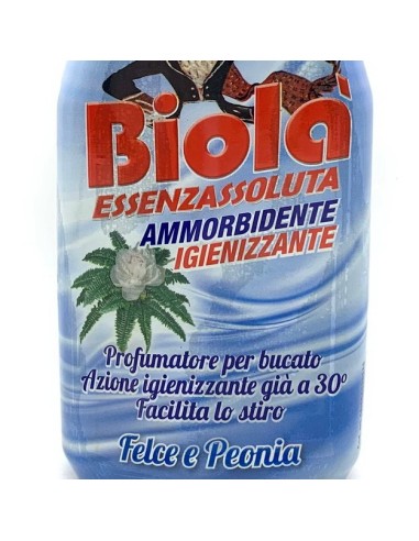 biola' essenzassoluta ammorbidente igienizzante - 300ml - felce&peonia: tuttocasashop.it: prodotti per bucato e tessuti