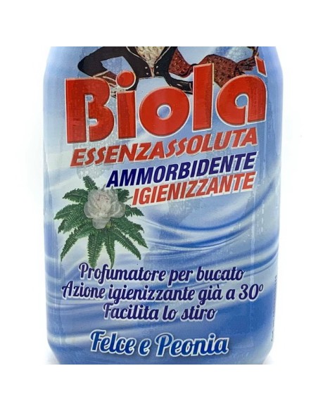 biola' essenzassoluta ammorbidente igienizzante - 300ml - felce&peonia: tuttocasashop.it: prodotti per bucato e tessuti
