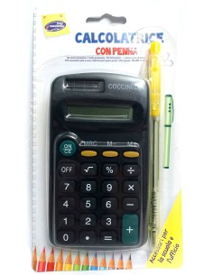 calcolatrice c/penna blister 2s.: tuttocasashop.it: altro - bazar