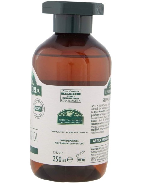 antica erboristeria shampoo 250ml - rosa e mirtillo rosso - capelli secchi: tuttocasashop.it: igiene e cura della persona