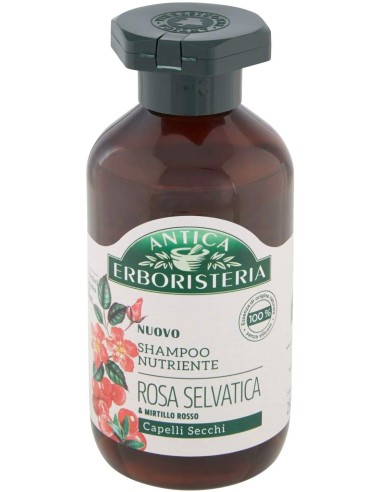 antica erboristeria shampoo 250ml - rosa e mirtillo rosso - capelli secchi: tuttocasashop.it: igiene e cura della persona