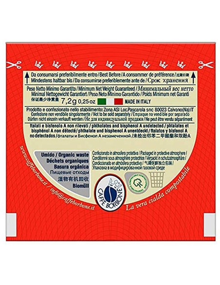 borbone caffe' espresso - 50 cialde ese 44mm - miscela rossa: tuttocasashop.it: altro - bazar